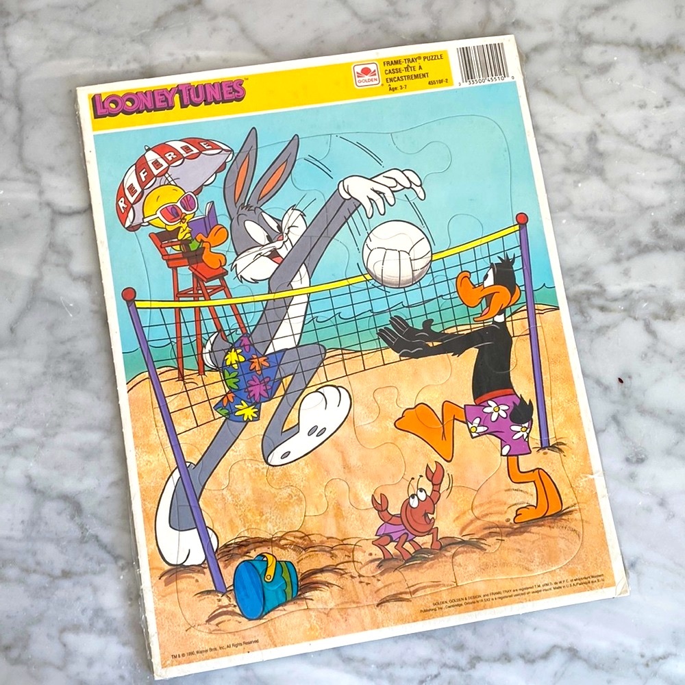 SOLD! Vintage Looney Tunes Puzzle- NWT still wrapped!